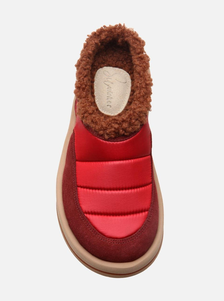 
                      
                        Water Red Women's Fabric-Suede Slippers
                      
                    