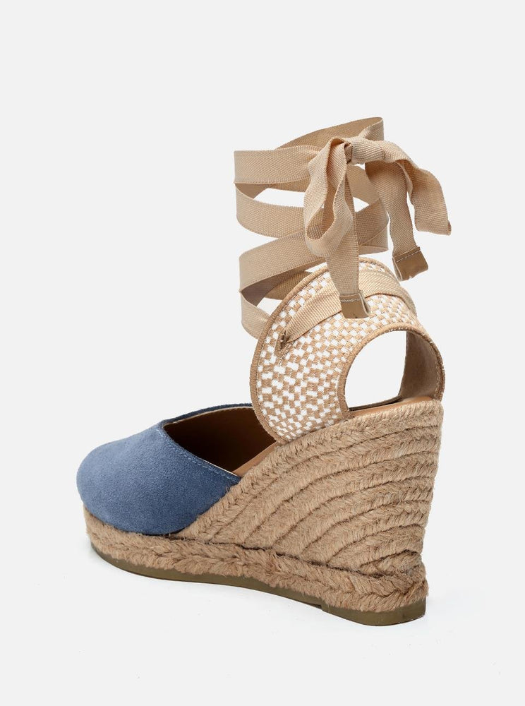 
                      
                        Suelle Indigo Blue Women's Wedge Heel Espadrilles
                      
                    