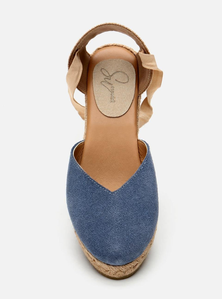 
                      
                        Suelle Indigo Blue Women's Wedge Heel Espadrilles
                      
                    