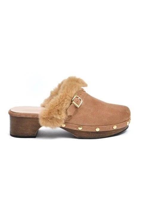 
                      
                        Tessa Sand Women's Leather Clogs
                      
                    