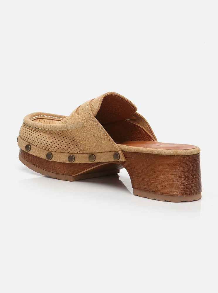 
                      
                        Ticca Dark Sand Women's Clogs
                      
                    