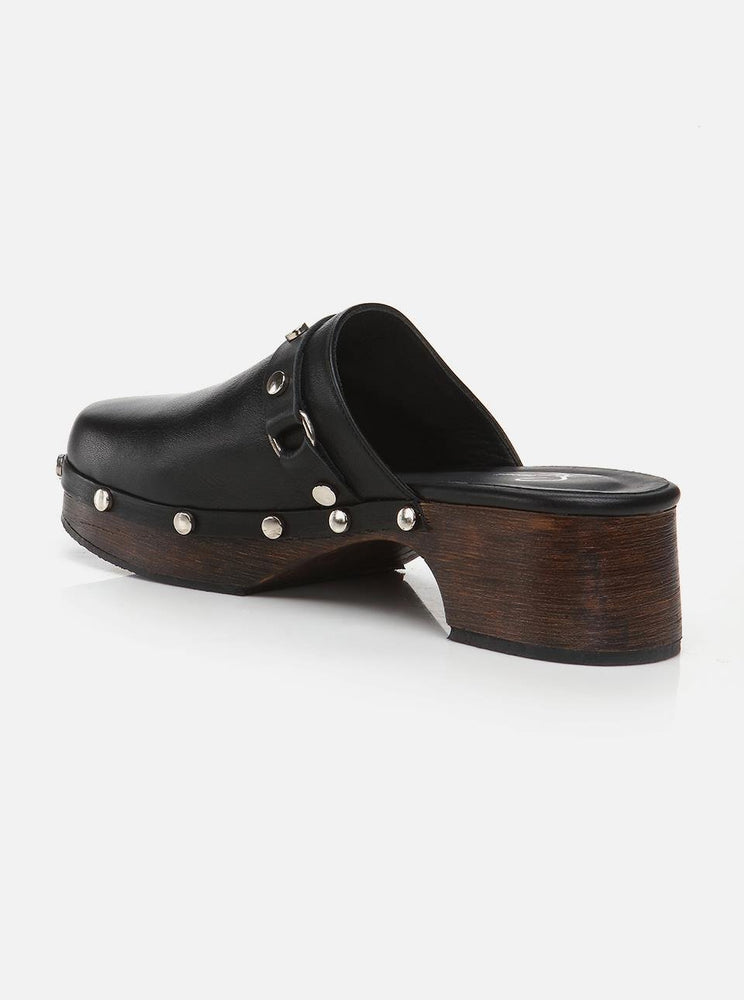 
                      
                        Tina Black Women's Clogs
                      
                    