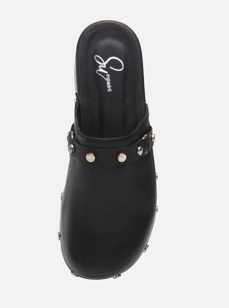 
                      
                        Tina Black Women's Clogs
                      
                    