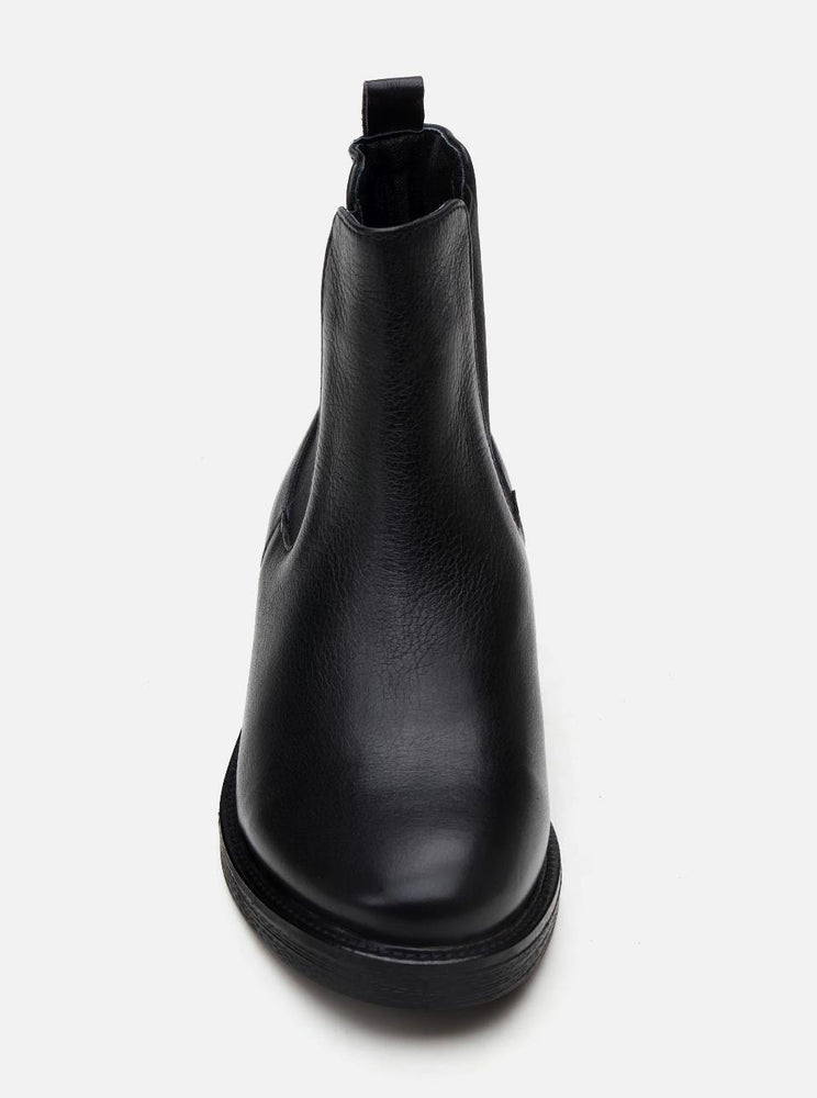 
                      
                        Wells Black Women's Leather Boots
                      
                    