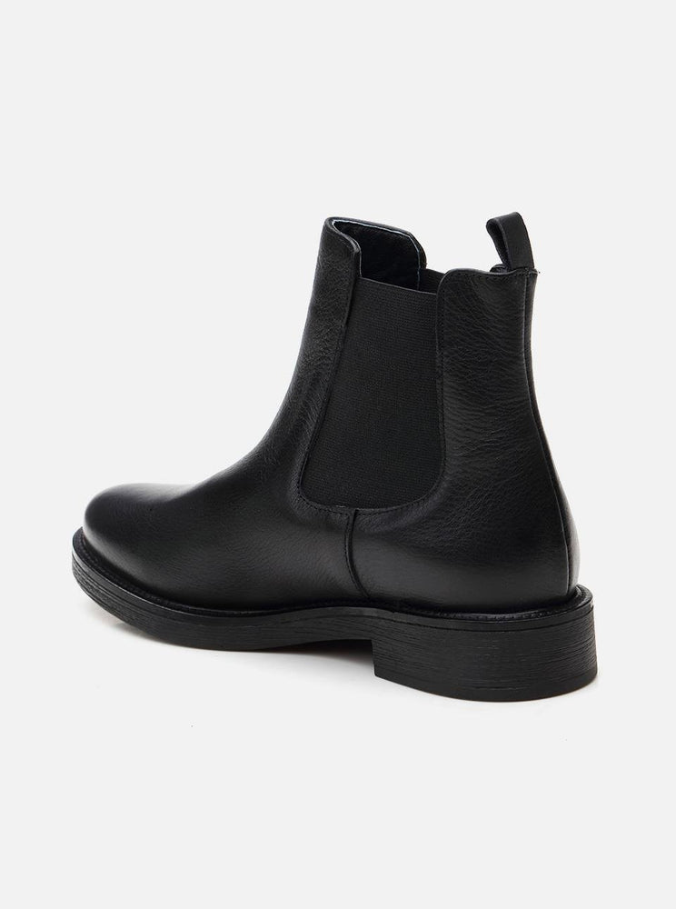 
                      
                        Wells Black Women's Leather Boots
                      
                    