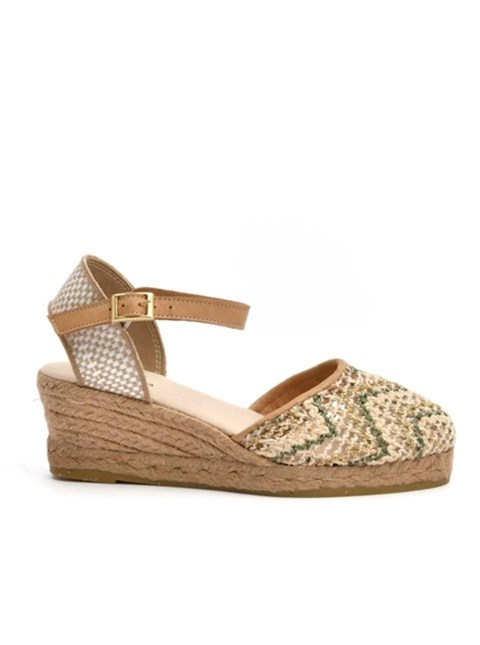 Mendes Ecru Women's Wedge Heel Espadrilles