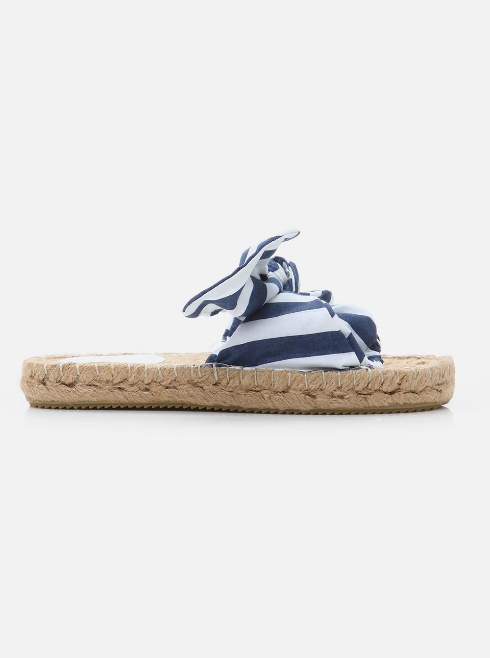 Yasmina Indigo Blue Women's Espadrille Slippers