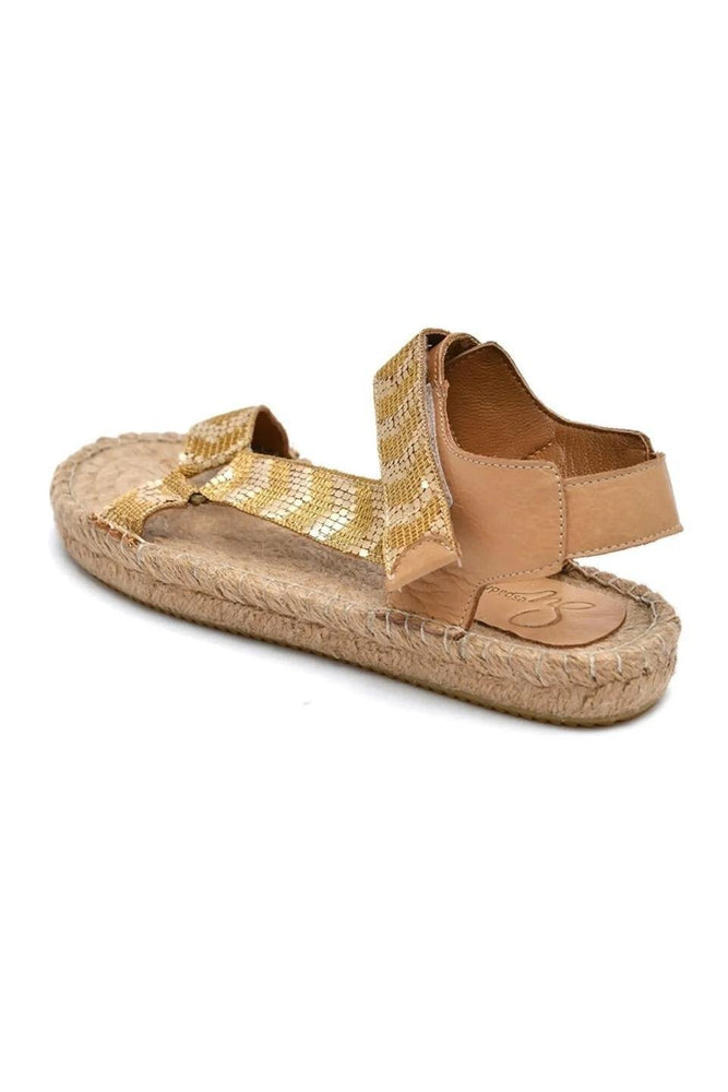 
                      
                        Yin Dark Sand-Gold Women's Espadrille Sandals
                      
                    