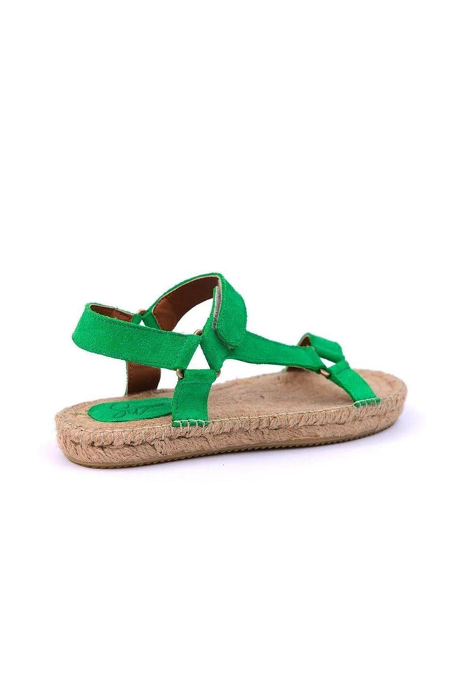 Yula Green Women's Espadrille Sandals