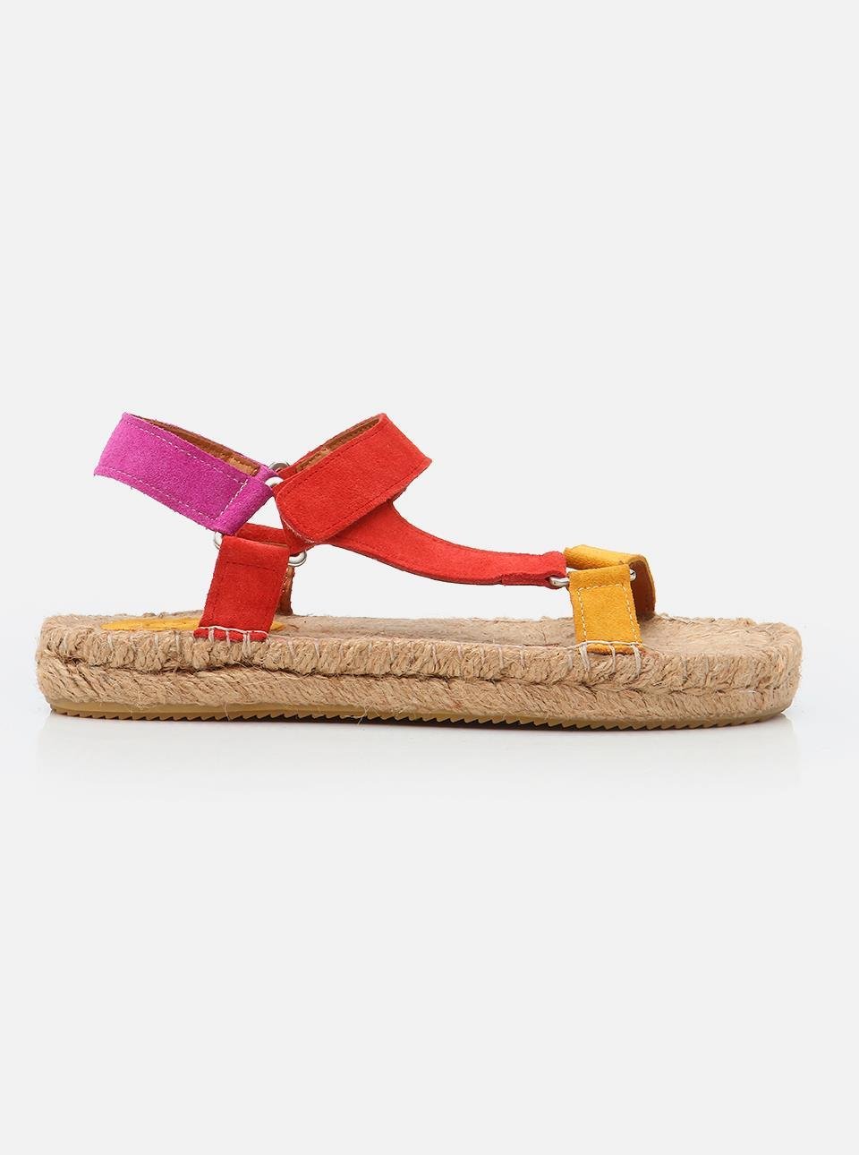 Yuta Women's Fuchsia Espadrille Sandals